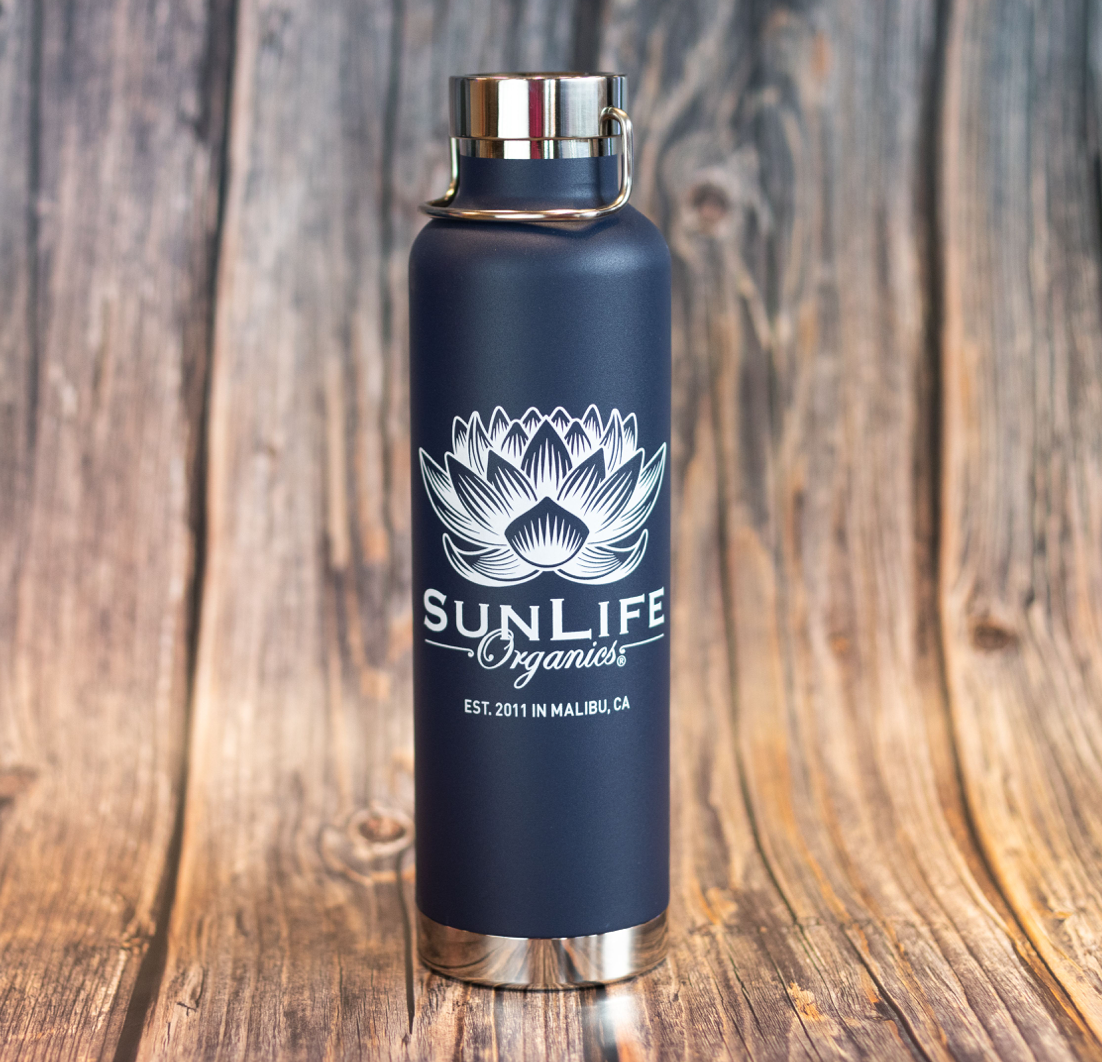 Navy Blue Bottle