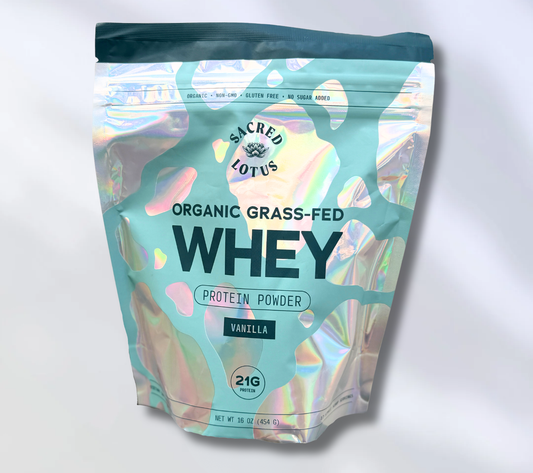 Organic Grass-Fed Whey Protein Powder - Vanilla-1