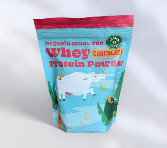 Organic Grass-Fed Whey Protein Powder - Chocolate-11