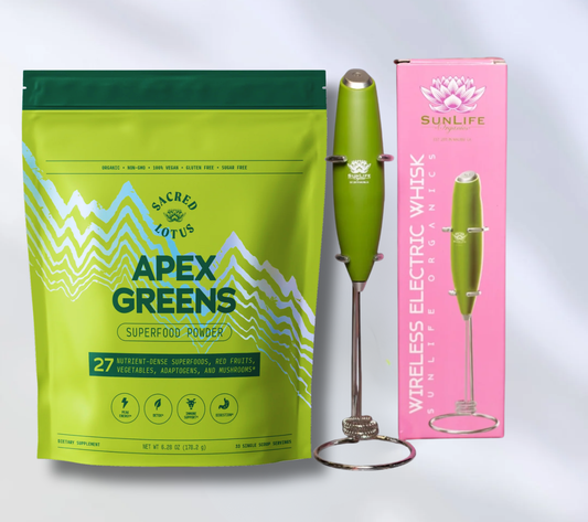 Electric Whisk + Apex Superfood Powder-10