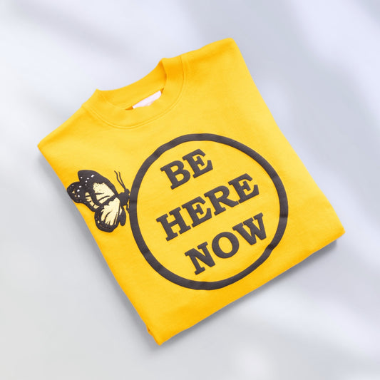 Butterfly Crewneck - Gold-7