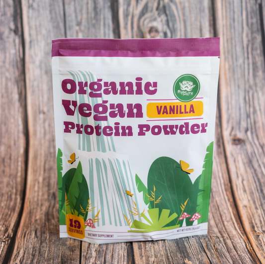 Organic Vegan Protein - Vanilla-7