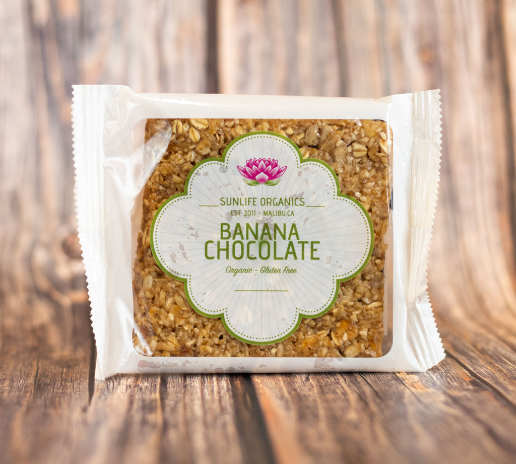 SunLife Organics Granola Bars - Banana Chocolate (pack of 5)