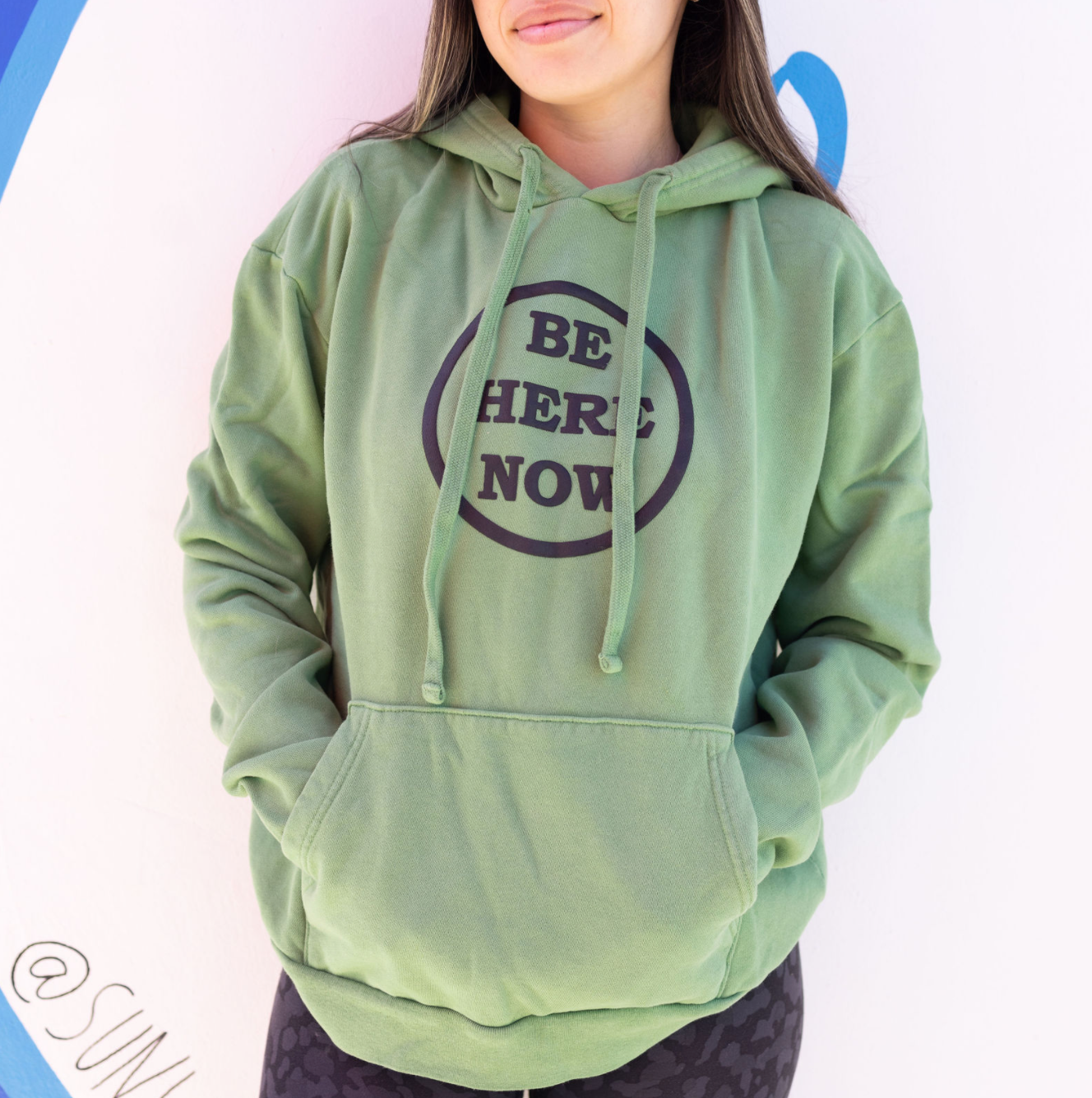 SunLife Pullover Hoodie Be Here Now - Sage